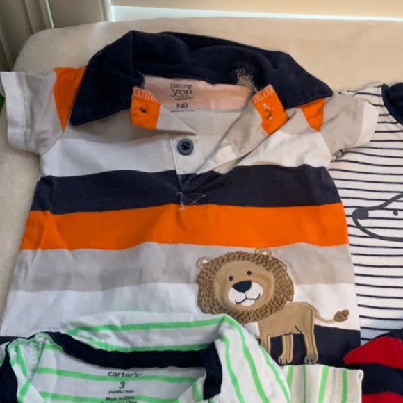 Carter's Colorful Polo Collection - Navy, Blue, Green, Orange - Picture 3 of 7